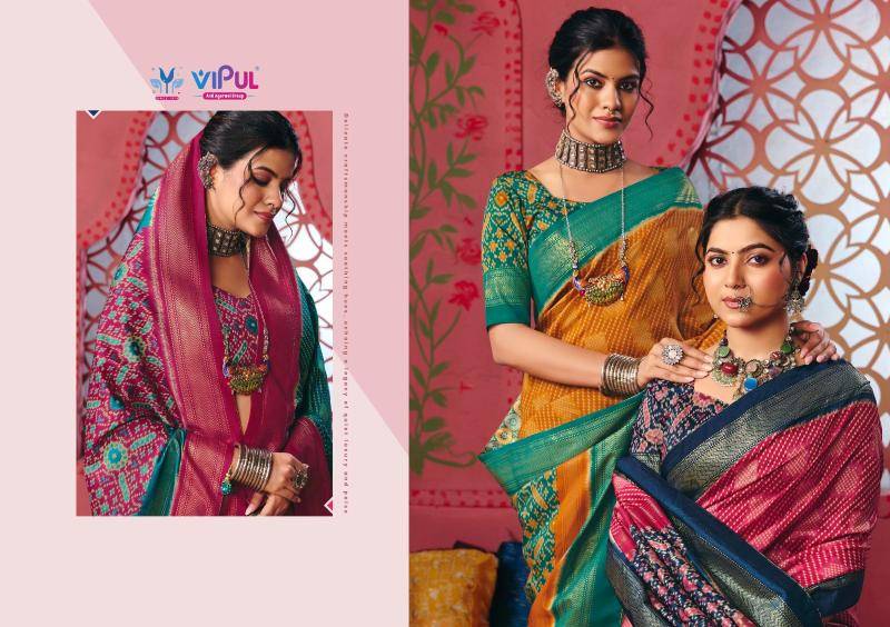 Vipul polachi silk vol-3 saree suppliers in Delhi